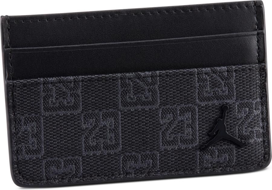 Jordan kaarthouder met monogram voor heren Zwart