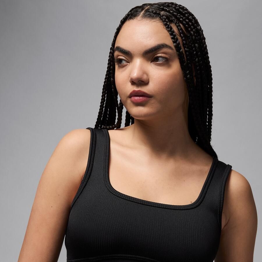 Jordan korte tanktop voor dames Zwart - Foto 2