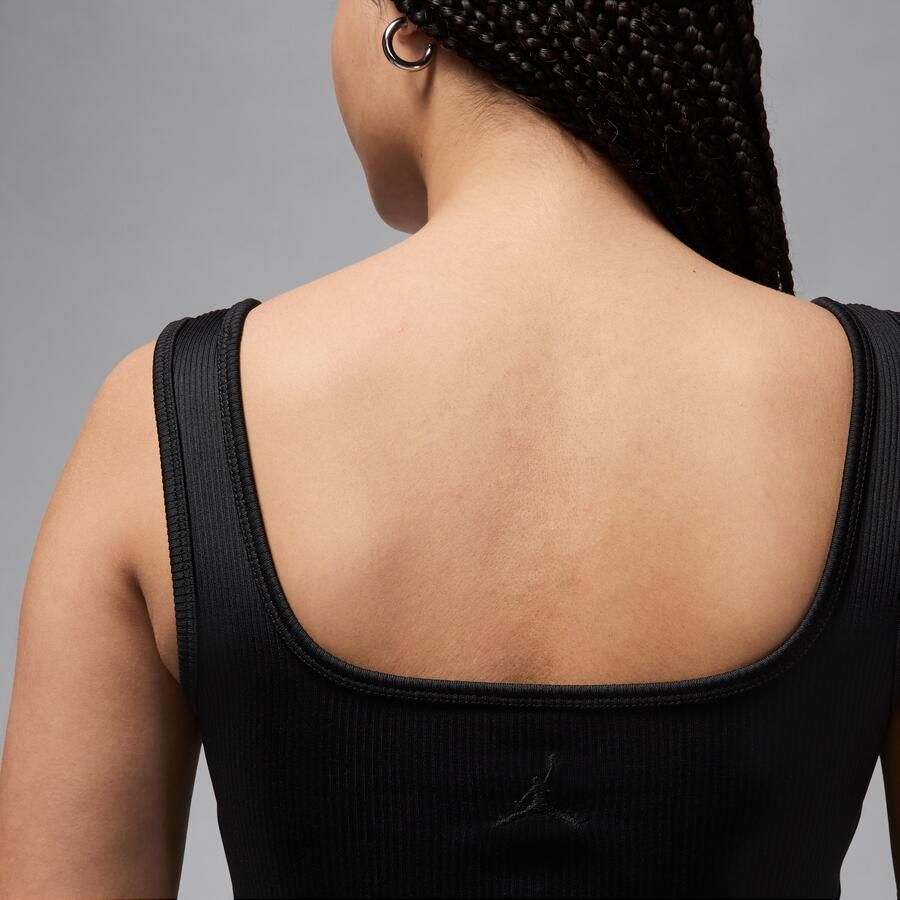 Jordan korte tanktop voor dames Zwart - Foto 3