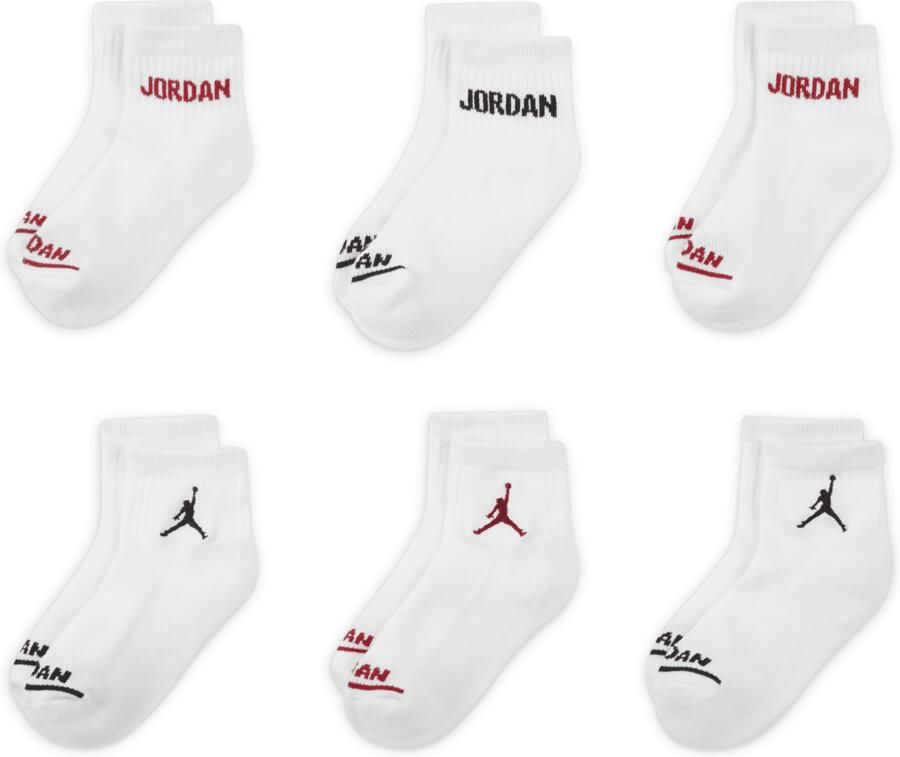 Jordan Legend enkelsokken voor kids (6 paar) Wit - Foto 4