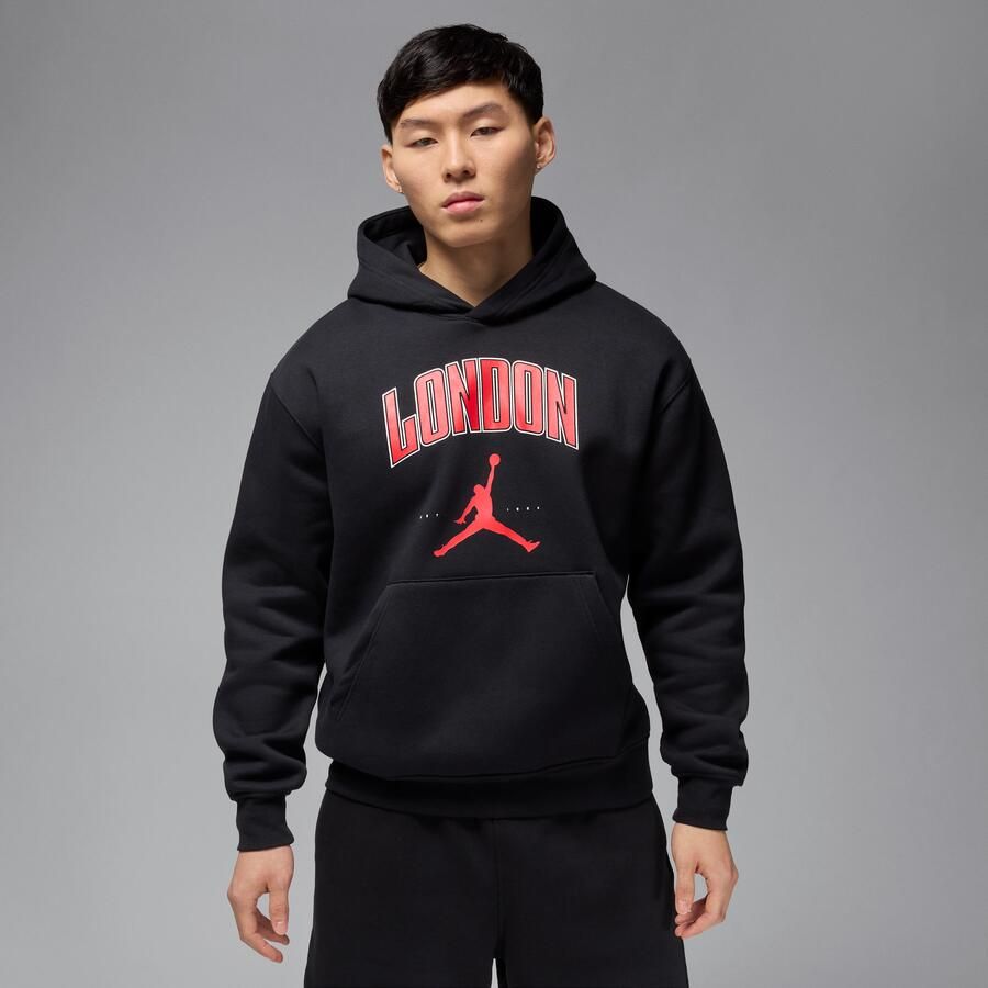Jordan London fleecehoodie voor heren Zwart - Foto 4