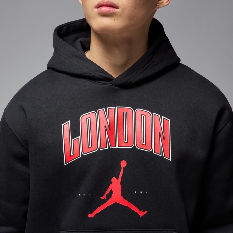 Jordan London fleecehoodie voor heren Zwart - Foto 3