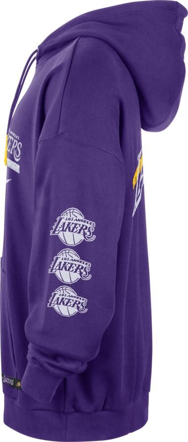 Jordan Los Angeles Lakers Courtside NBA Club Premium hoodie voor heren Paars - Foto 2