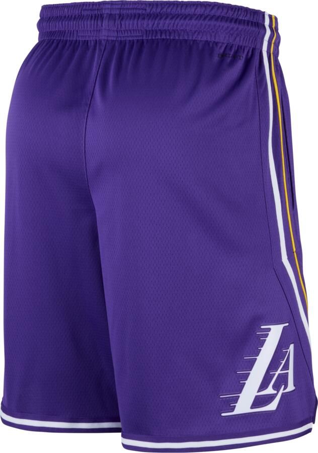 Jordan Los Angeles Lakers Statement Edition Swingman Dri-FIT NBA-herenshorts Paars