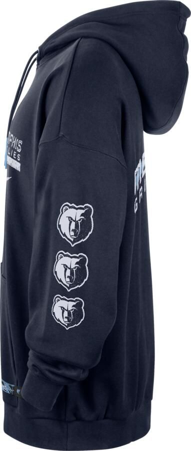 Jordan Memphis Grizzlies Courtside NBA Club Premium hoodie voor heren Blauw - Foto 2