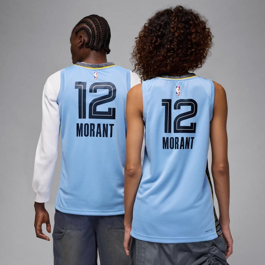 Jordan Memphis Grizzlies Statement Edition Swingman Dri-FIT NBA jersey voor heren Blauw