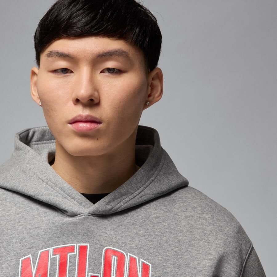 Jordan Milan fleecehoodie voor heren Grijs - Foto 2