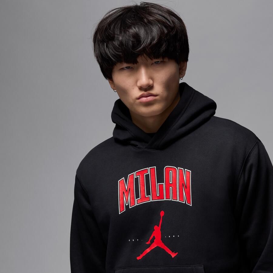 Jordan Milan fleecehoodie voor heren Zwart - Foto 2