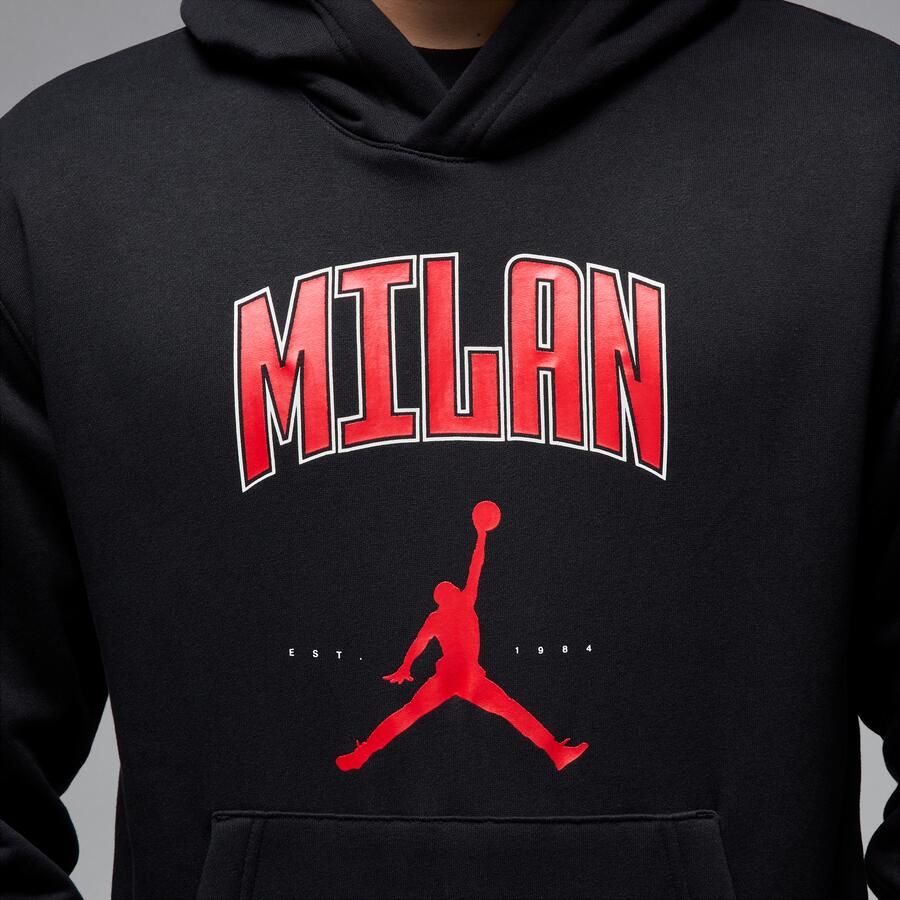 Jordan Milan fleecehoodie voor heren Zwart - Foto 3