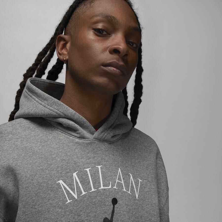 Jordan Milan hoodie voor heren Grijs