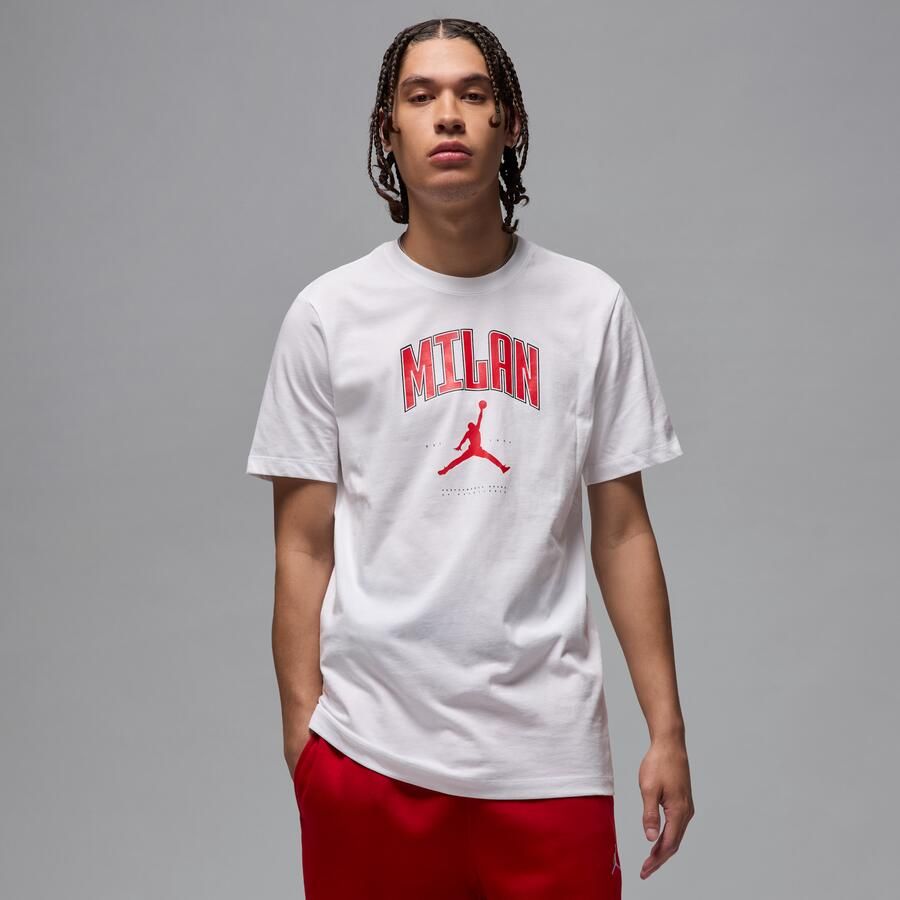 Jordan Milan T-shirt voor heren Wit - Foto 4