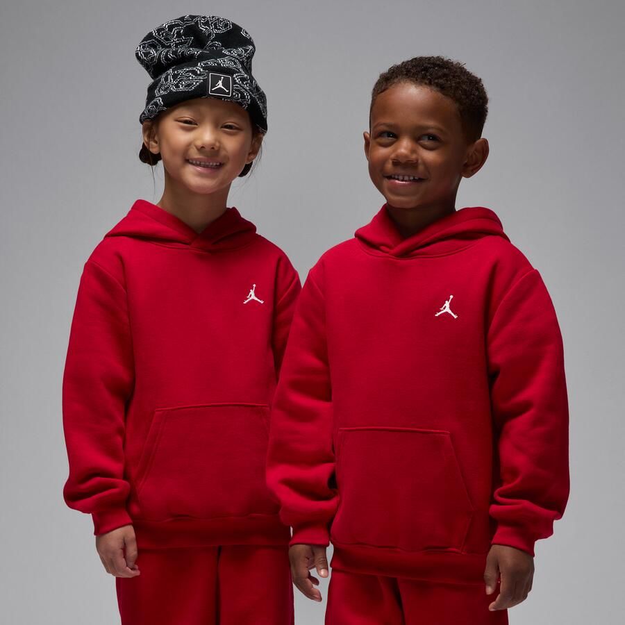 Jordan MJ Brooklyn Fleece tweedelige hoodieset voor kleuters Rood - Foto 2