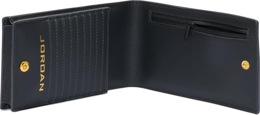 Jordan Monarch portemonnee met lanyard Zwart - Foto 3
