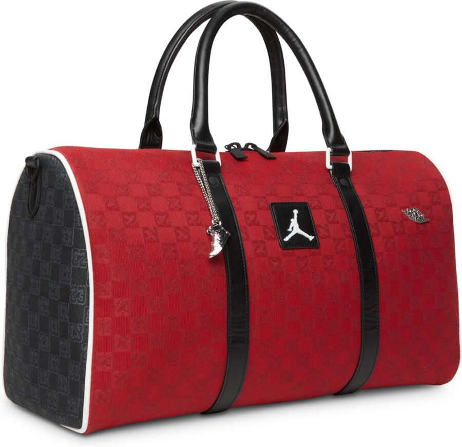 Jordan Monogram Duffle sporttas (25 liter) Rood