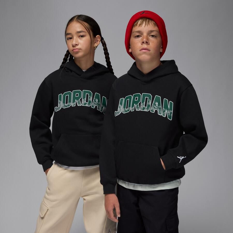 Jordan Mountain cadeauhoodie voor kids Zwart - Foto 4
