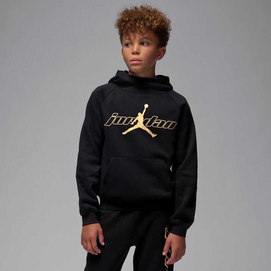 Jordan Mountainside fleecehoodie voor kids Zwart - Foto 4