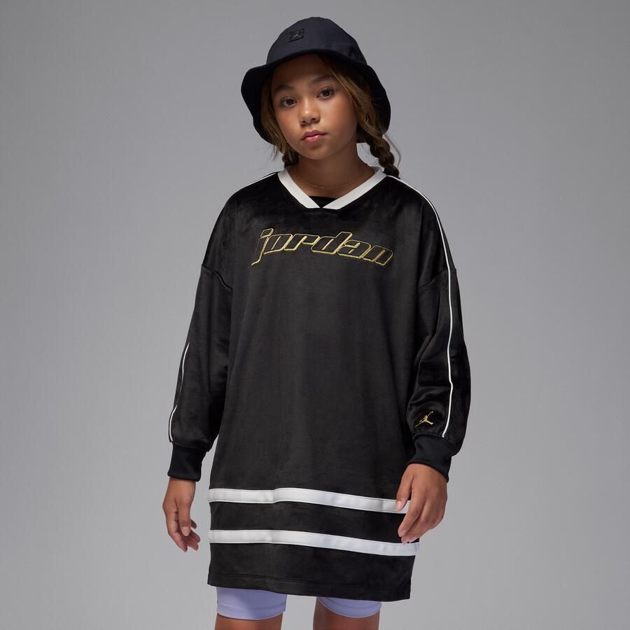 Jordan Mountainside jurk van velours voor kids Zwart - Foto 4
