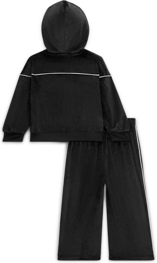 Jordan Mountainside tweedelige velours set voor baby's (12-24 maanden) Zwart - Foto 2