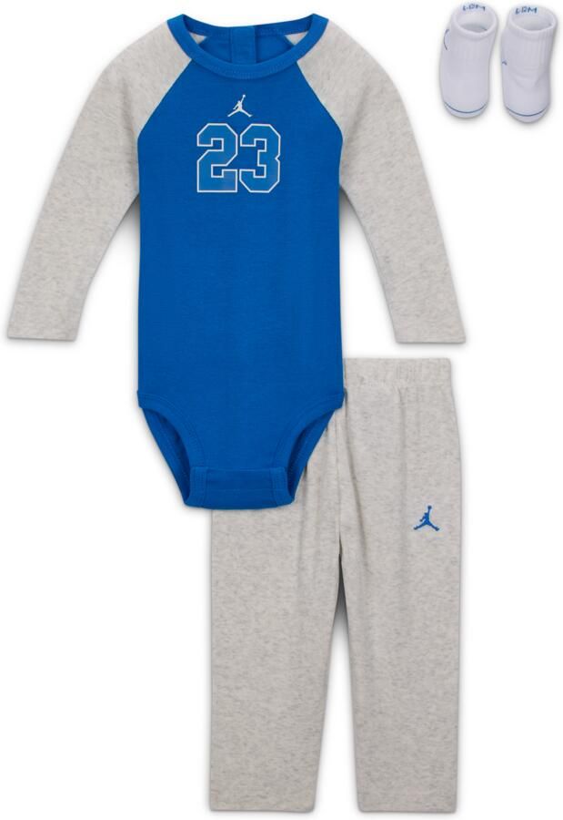 Jordan MVP driedelige babyset (0-9 maanden) Bruin - Foto 2