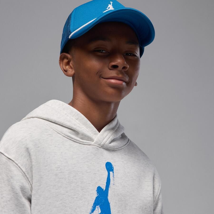 Jordan MVP Jumpman hoodie van fleece voor kids Bruin - Foto 2