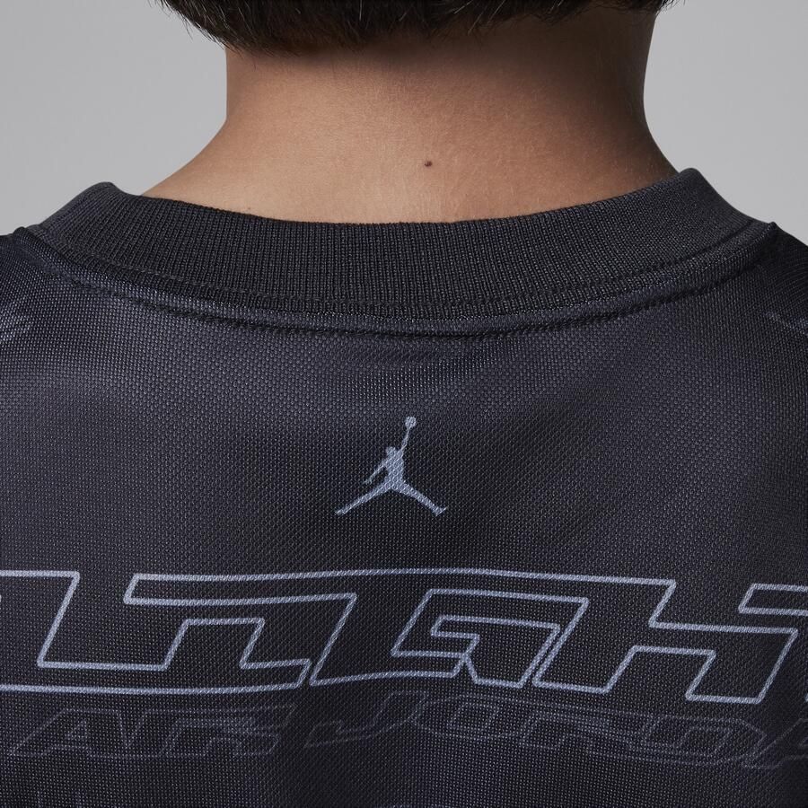 Jordan MVP motorsport T-shirt van jersey met Dri-FIT met lange mouwen voor kids Zwart - Foto 2