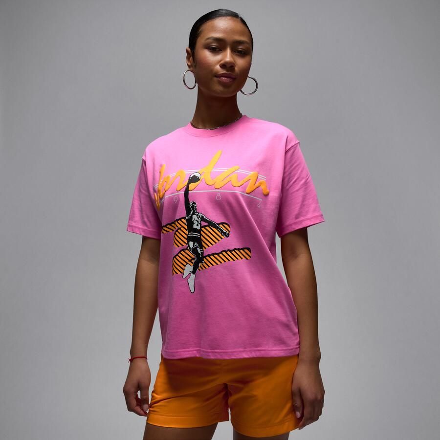 Jordan MVP T-shirt met graphic voor dames Roze - Foto 4
