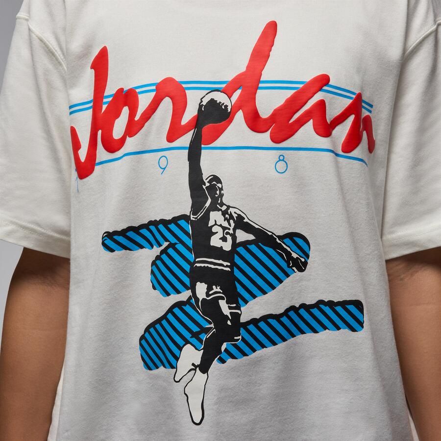 Jordan MVP T-shirt met graphic voor dames Wit - Foto 3
