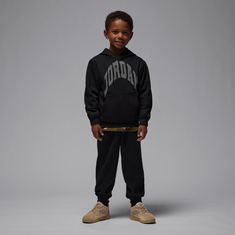 Jordan MVP tweedelige hoodieset van fleece voor kleuters Zwart - Foto 4