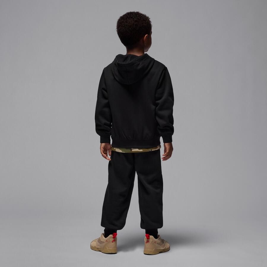 Jordan MVP tweedelige hoodieset van fleece voor kleuters Zwart