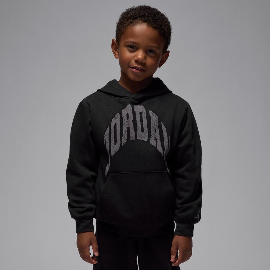Jordan MVP tweedelige hoodieset van fleece voor kleuters Zwart - Foto 2