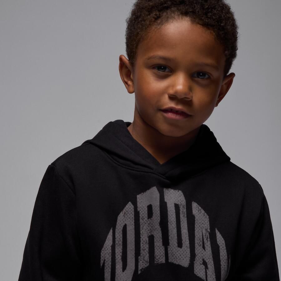Jordan MVP tweedelige hoodieset van fleece voor kleuters Zwart - Foto 3