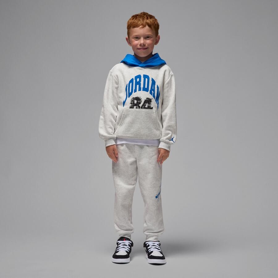 Jordan MVP tweedelige Jumpman hoodieset van fleece voor kleuters Bruin - Foto 4