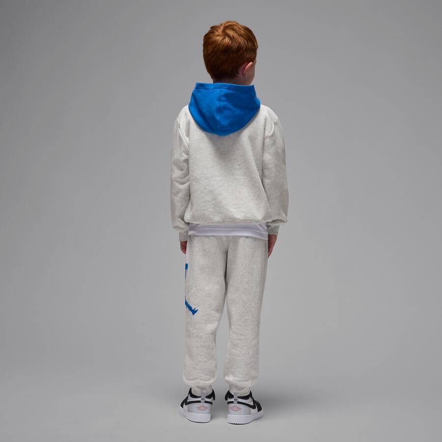 Jordan MVP tweedelige Jumpman hoodieset van fleece voor kleuters Bruin