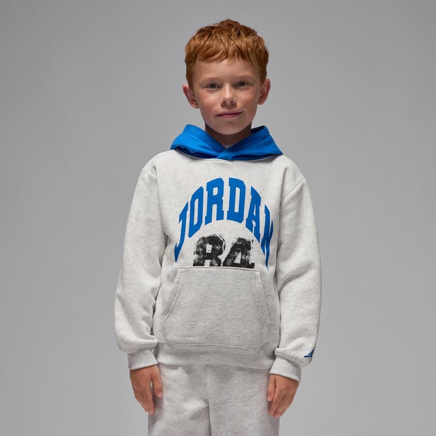 Jordan MVP tweedelige Jumpman hoodieset van fleece voor kleuters Bruin - Foto 2