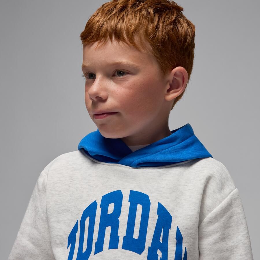 Jordan MVP tweedelige Jumpman hoodieset van fleece voor kleuters Bruin - Foto 3