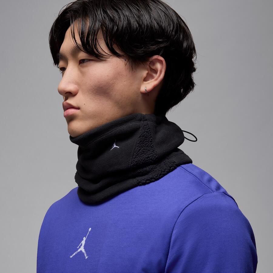 Jordan nekwarmer van fleece voor heren Zwart - Foto 2