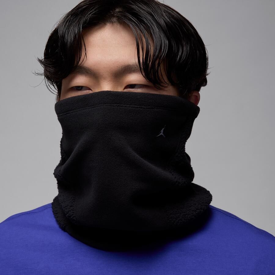 Jordan nekwarmer van fleece voor heren Zwart - Foto 3