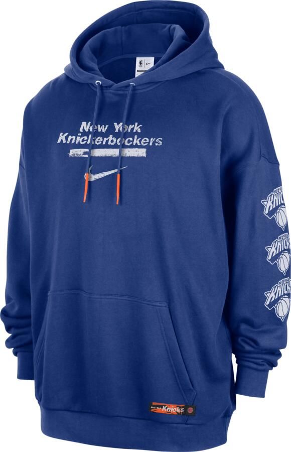 Jordan New York Knicks Courtside NBA Club Premium hoodie voor heren Blauw - Foto 3