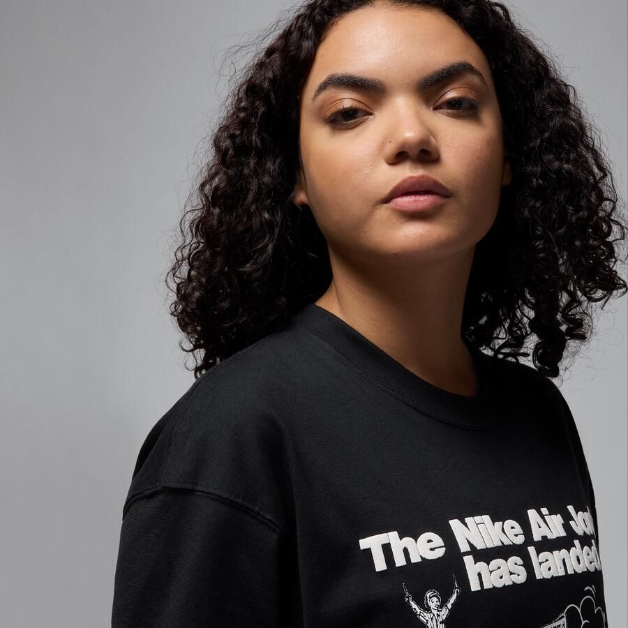 Jordan oversized T-shirt met graphic voor dames Zwart - Foto 2