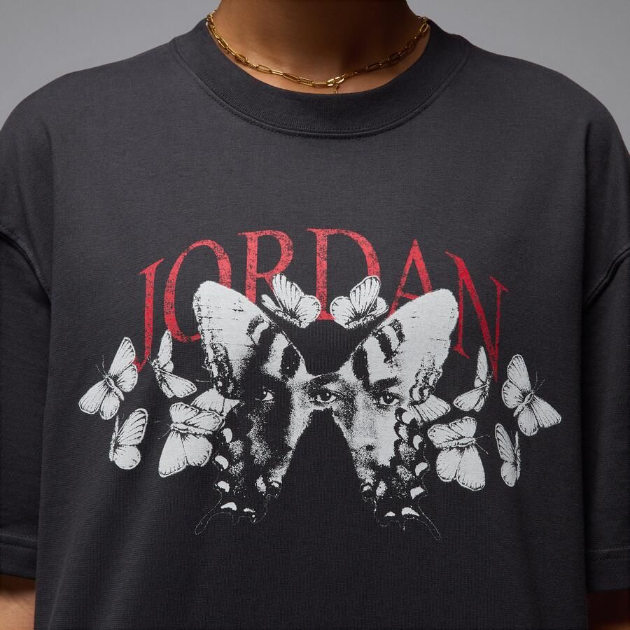 Jordan oversized T-shirt met graphic voor dames Zwart - Foto 3