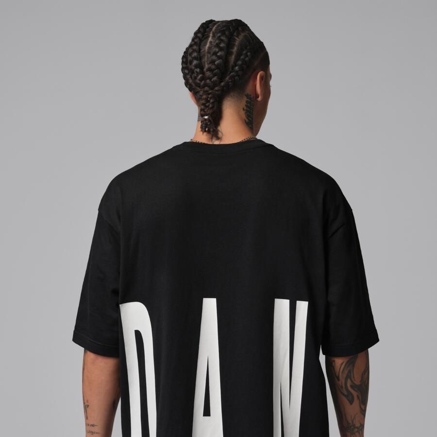Jordan oversized T-shirt voor heren Zwart