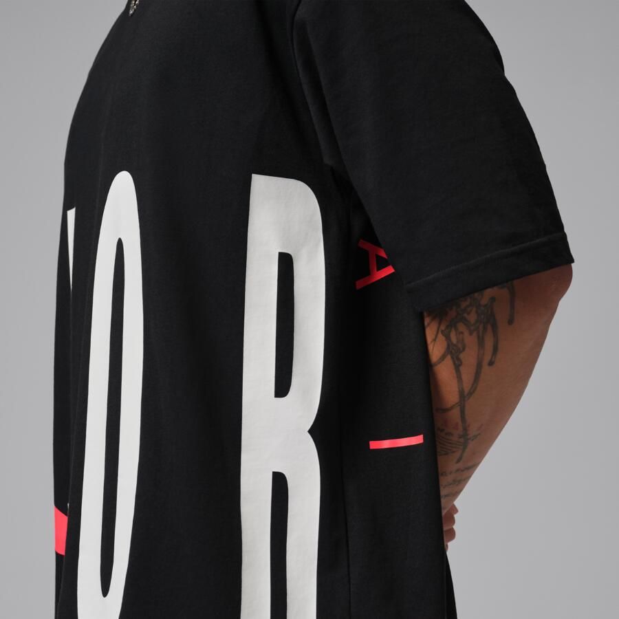 Jordan oversized T-shirt voor heren Zwart - Foto 3