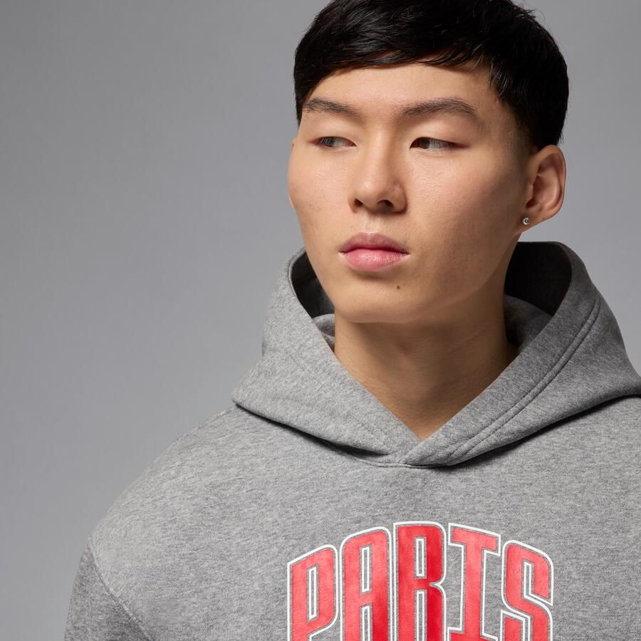 Jordan Paris fleecehoodie voor heren Grijs - Foto 2