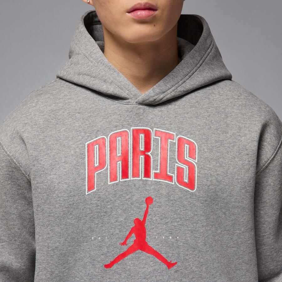 Jordan Paris fleecehoodie voor heren Grijs - Foto 3