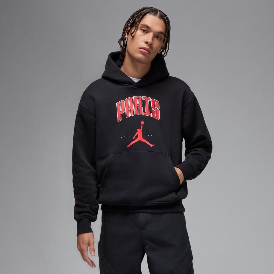 Jordan Paris fleecehoodie voor heren Zwart - Foto 4