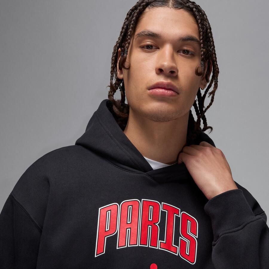 Jordan Paris fleecehoodie voor heren Zwart - Foto 2