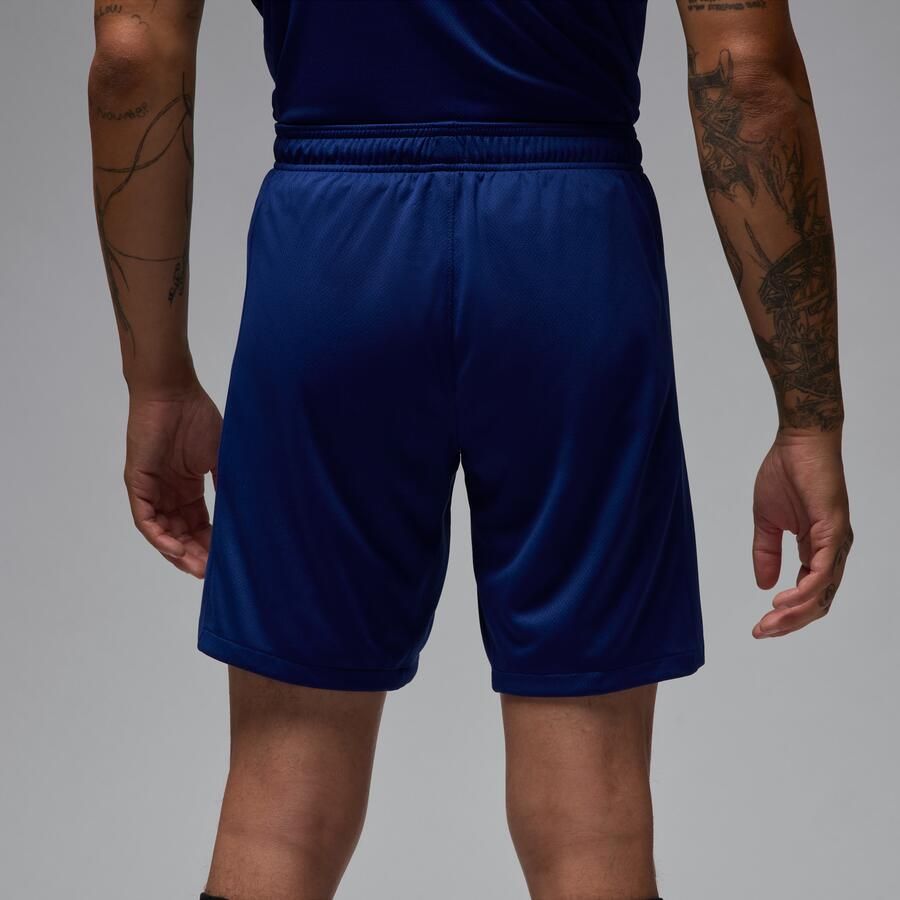 Jordan Paris Saint-Germain 2025 Stadium Vierde replicavoetbalshorts met Dri-FIT voor heren Blauw