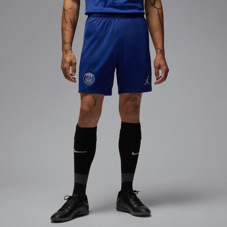 Jordan Paris Saint-Germain 2025 Stadium Vierde replicavoetbalshorts met Dri-FIT voor heren Blauw - Foto 3