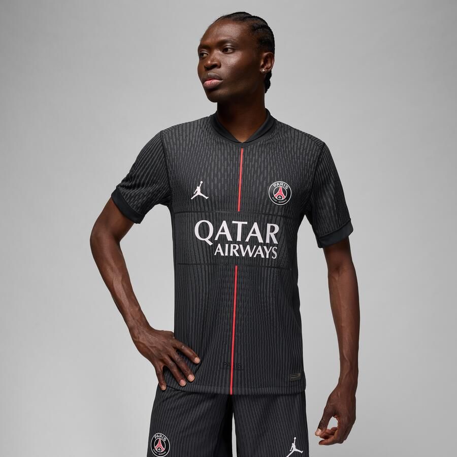 Jordan Paris Saint-Germain 2025 26 Match Vierde Dri-FIT ADV authentieke voetbalshirt voor heren Zwart - Foto 4