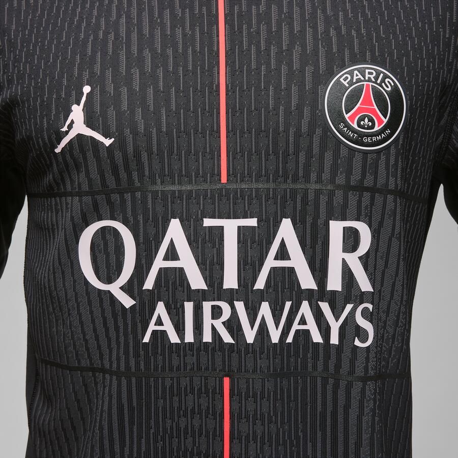 Jordan Paris Saint-Germain 2025 26 Match Vierde Dri-FIT ADV authentieke voetbalshirt voor heren Zwart - Foto 2